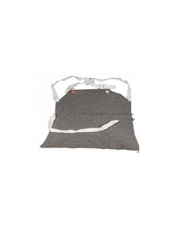 Stainless steel mesh safety apron - Dimensions cm 55 x 60