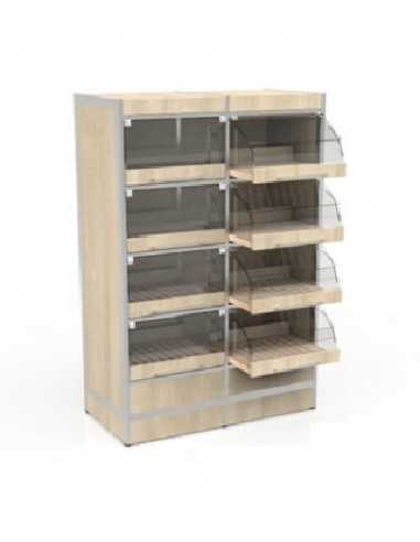 Self-service display with 8 compartments - cm...