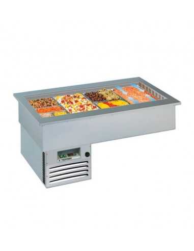 Refrigerated recessed tank - cm 112.2 x 75 x 56.2h