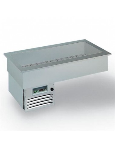 Refrigerated recessed tank - Ready or pastry dishes - cm 112.2 x 75 x 56.2h