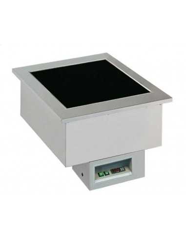 Heated recessed tank - Vetroceramica - cm 80 x 74.9 x 41h