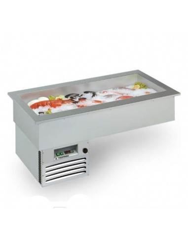 Refrigerated recessed tank - Fish - cm 142.2 x 75 x 56.2h