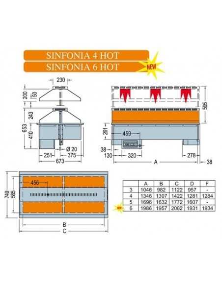 Vasca da incasso riscaldata - Vetroceramica - cm 206.2 x 74.9 x 100.5h