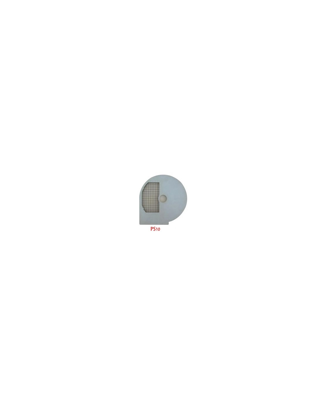Disco per cubettare - Spessore mm 6 - Adatto per cubi di circa 10 mm ( + disco da taglio DF10)