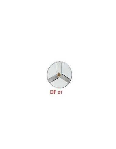 Disco para el espesor del corte mm 1 - Adecuado para pepinos, zanahorias, anillos de cebolla, papas fritas, coles blancos, etc.