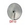Disc for cutting thickness 10 mm - Suitable for cubes of 8 mm and thick cuts (in combination with disc for cubes DISCO-PS10)