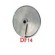 Disco per taglio spessore mm 14 - Adatto per cubi di 8 mm e tagli grossi (in combinazione con il disco per cubettare DISCO-PS14)
