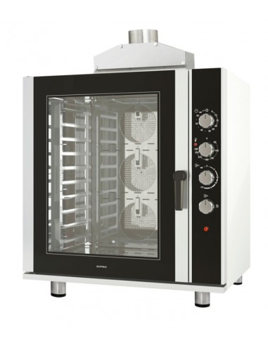 Gas oven - N.10 x cm 60 x 40 or GN 1/1 - Cm 97 x 81.5 x 126 h