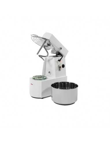 Impastatrice spirale - Capacità lt 32/25kg - Ruote - Timer - Trifase - Cm 43 x 74 x 81h