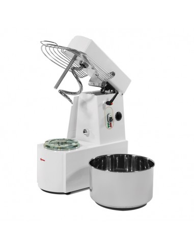Spiral mixer - Capacity lt 48/Kg 43 - Wheels and timers - Cm 48 x 81 x 83 h