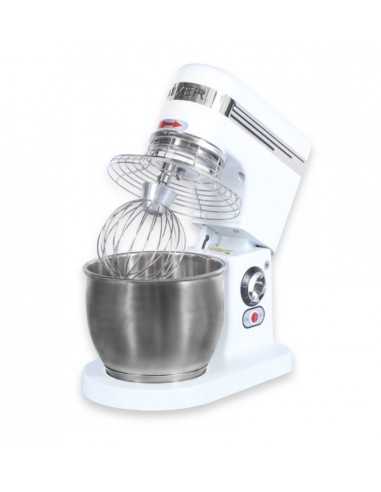 Impastatrice planetaria - Capacità  impasto Kg 0.5 - Capacità vasca litri 5 - Potenza 0.3 kw - cm 38 x 24 x 34h