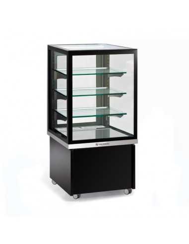 Horizontal display - Temperature +14/+16°C - Capacity Lt 255 - 3 shelves - cm 64 x 73.5 x 134h