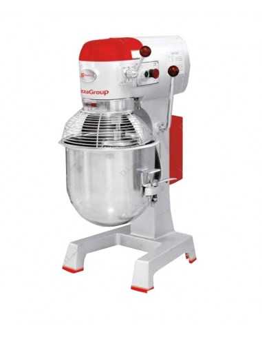 Impastatrice planetaria - Capacità impasto Kg 6 - Capacità vasca litri 35 - Potenza 1.5 kw - cm 57 x 51 x 81h
