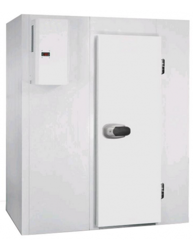 Cella frigorifera - Con pavimento - Larghezza da 114 fino a 214cm - Altezza cm 214