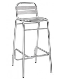 Sgabello per esterno  - Struttura in alluminio anodizzato...