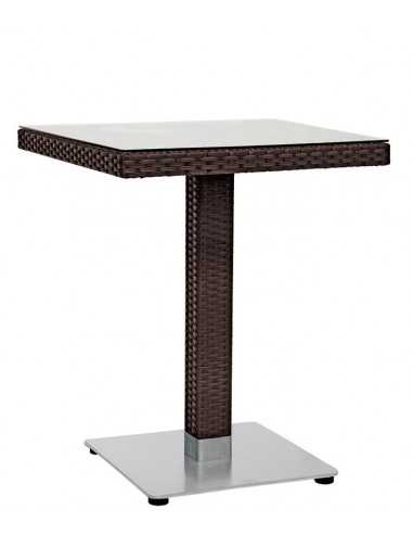 Mesa exterior - Marco de aluminio - Tapa de...