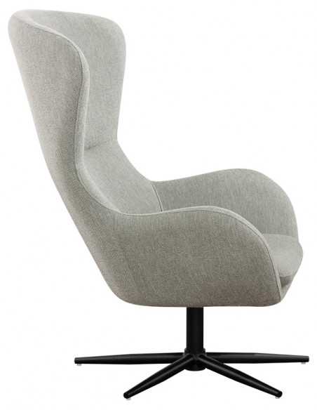 Armchair - Painted metal frame - Fabric cover - Dimensions cm60 x 47 x 102 cm