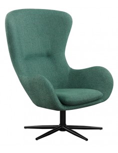 Armchair - Painted metal frame - Fabric cover -...