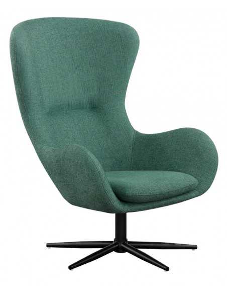 Armchair - Painted metal frame - Fabric cover - Dimensions cm60 x 47 x 102 cm