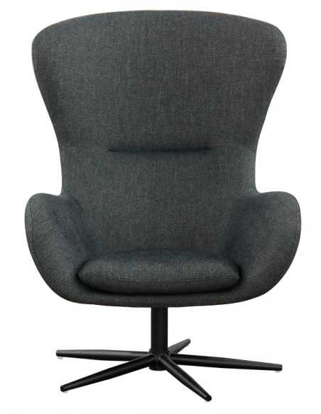 Sillón - Marco metálico pintado - Cubierta de la tela - Dimensiones cm60 x 47 x 102 cm