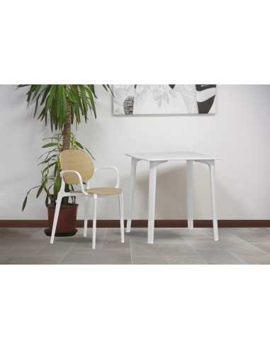 Outdoor table - Structure and top in...