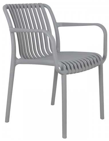 Indoor chair - Polypropylene structure - Dimensions cm 50 x 46 x 80 h