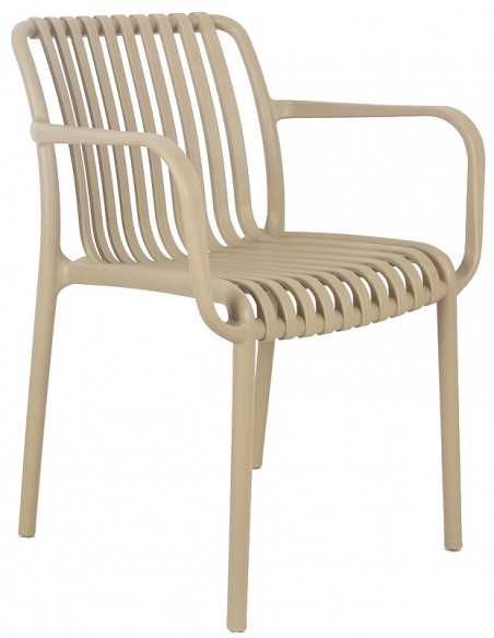 Silla interior - Estructura de polipropileno - Dimensiones cm 50 x 46 x 80 h