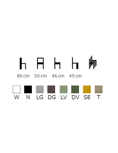 Silla interior - Estructura de polipropileno -...