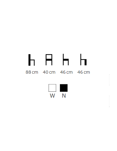 Interior chair - Painted metal structure -...