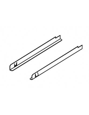 Coppia di guide inox per teglie pasticceria L 515