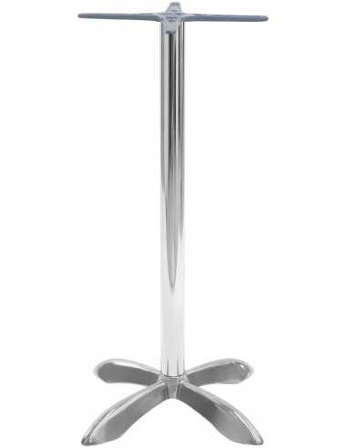 Outside base - Aluminum frame with adjustable feet - Height 103 cm