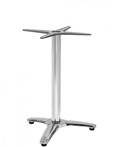 Outside base - Aluminum frame with adjustable feet - Height 103 cm