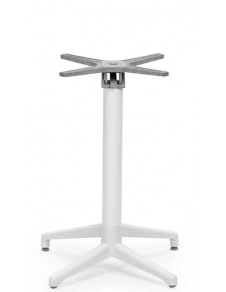 Base para exterior - Polipropileno con fibra de vidrio - Columna de aluminio - Apilable con pies ajustables - H 73.80 cm