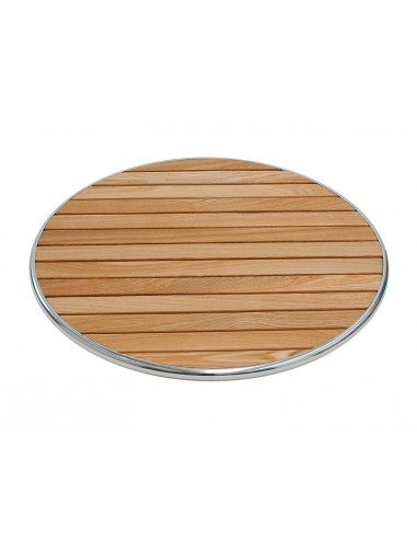 Exterior floor - WOOD wooden slats in aluminium - Pack of 2 pieces