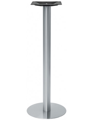 Base - Frame in satin stainless steel - Adjustable feet - Dimensions cm Ø 40 x H110