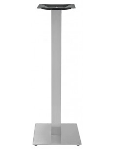 Base - Frame in satin stainless steel - Adjustable feet -...