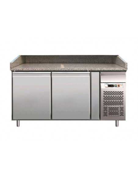 Banco pizza 2 porte - cm 151 x 80 x 100 h Banco pizza 2 porte - cm 151 x 80 x 100 h