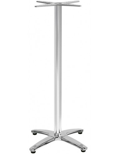 Base for exterior - Aluminum frame - Steel and cast iron - Adjustable feet - Height 108 cm