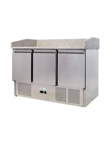 Pizza counter - Capacity lt 368 - Static - Dimensions cm 140 x 70 x 102h