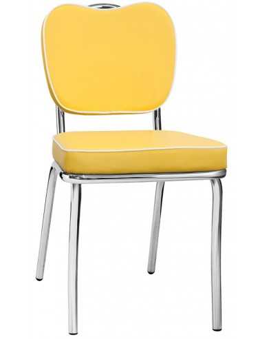 Interior chair - Chrome metal structure - Chair...