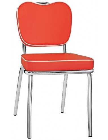 Interior chair - Chrome metal structure - Chair...