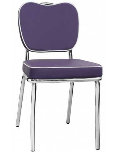 Interior chair - Chrome metal structure - Chair...