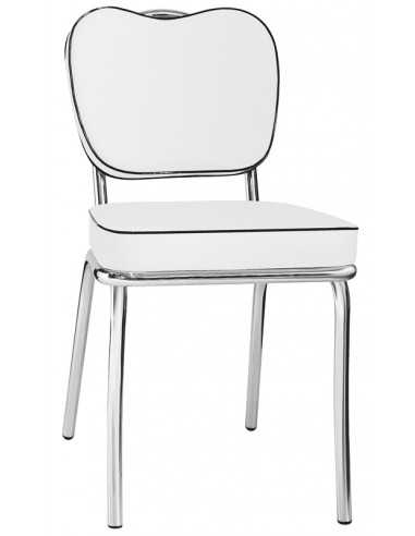 Interior chair - Chrome metal structure - Chair...