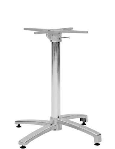 Base for exterior - Painted aluminium with folding accessory and adjustable feet - Height 72 cm