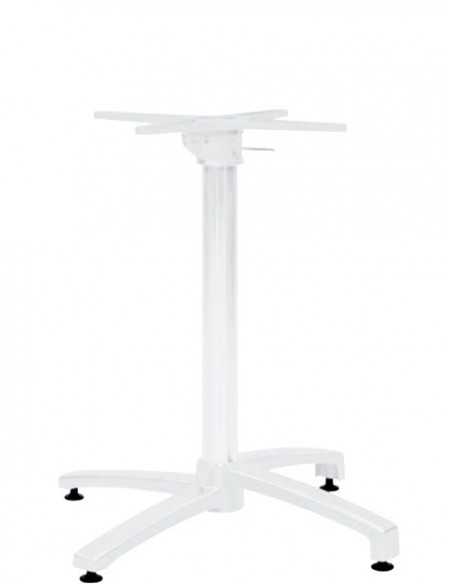 Base para exterior - aluminio pintado con accesorio plegable y pies ajustables - Altura 72 cm