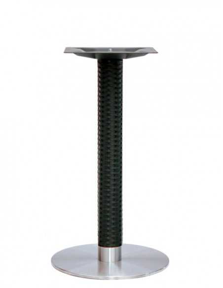 Base for exterior - Aluminum frame - Polyethylene wire coating - Dimensions cm Ø 40 x H72