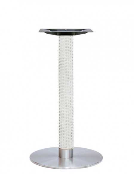 Base for exterior - Aluminum frame - Polyethylene wire coating - Dimensions cm Ø 40 x H72