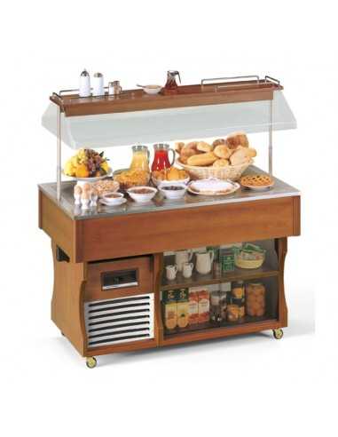 Espositore buffet a muro - Neutro - Potenza W 300 - cm 142.2 x 75 x 155.4h