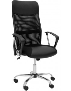 Silla de oficina - Base de Chrome - Cocción en textileno...