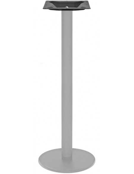 Base per interno - Struttura in acciaio verniciato - Piedini regolabili - Dimensioni cm Ø 40 X 110 h